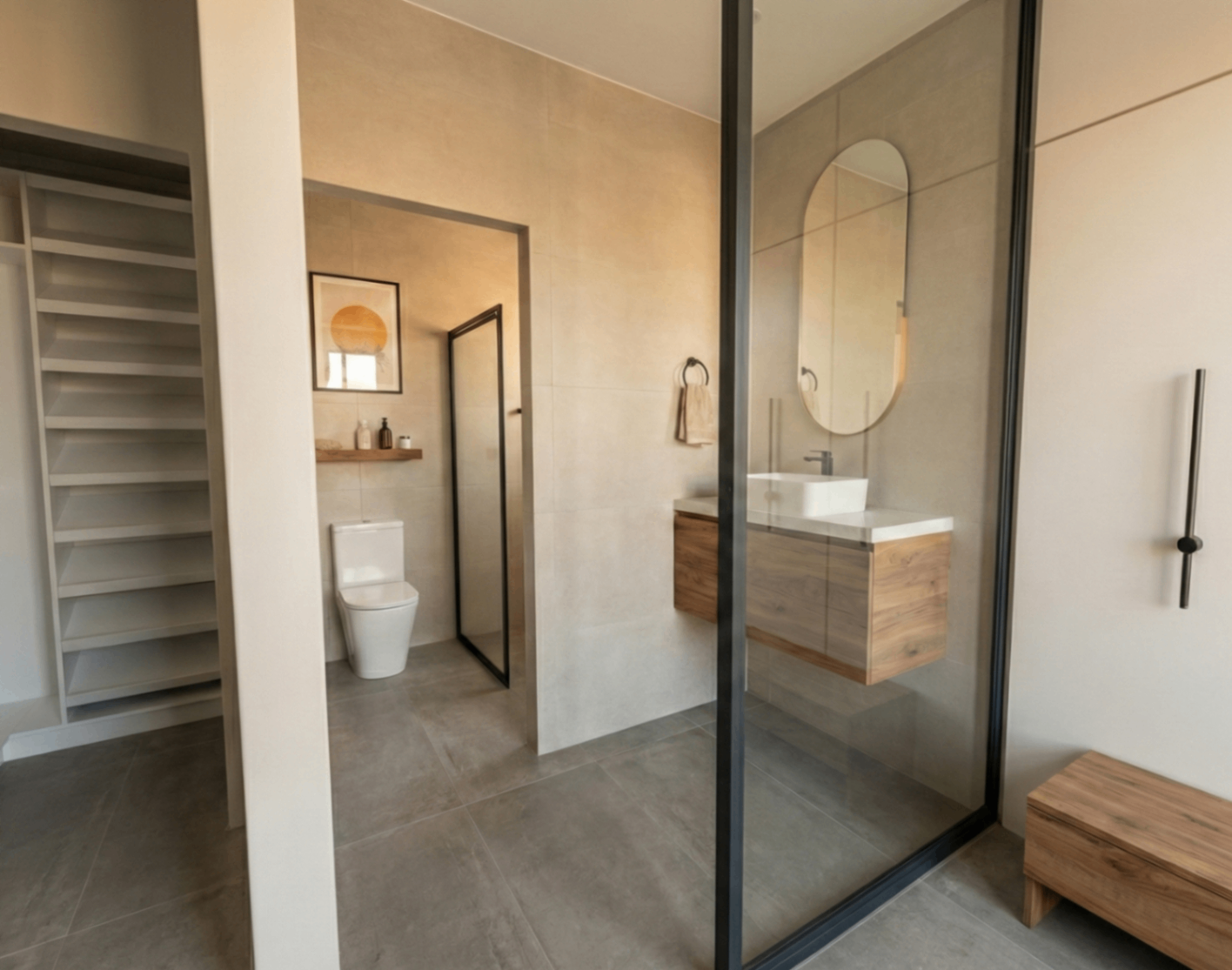 Baño principal exterior